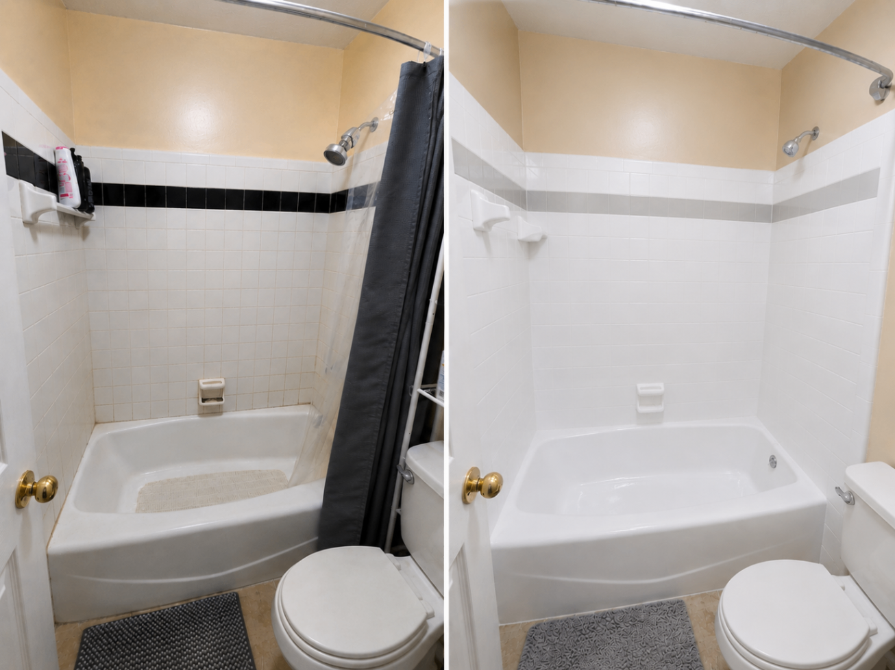 Restored shower and tile surround