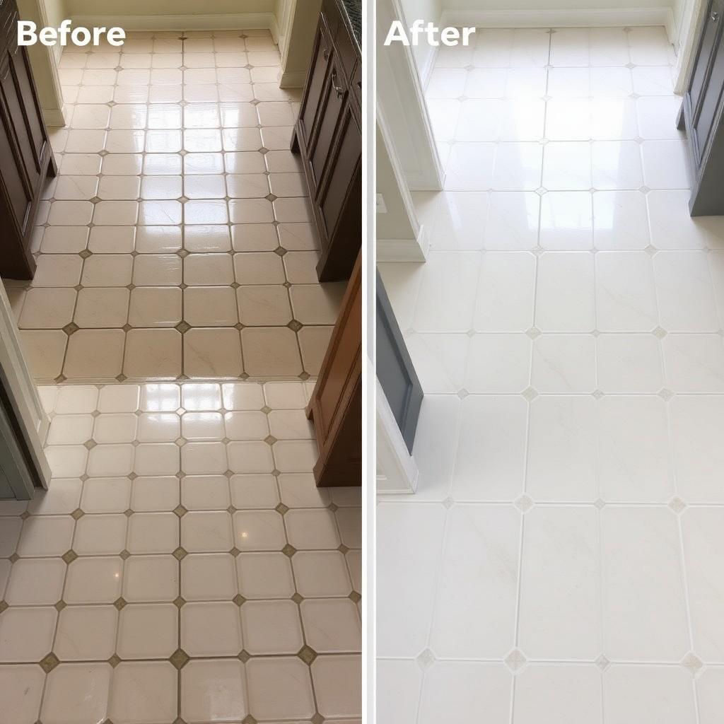 Bathroom Tile Restoration — Before & After